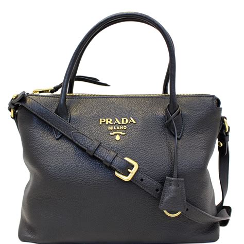 black prada bag leather|Prada bag black price.